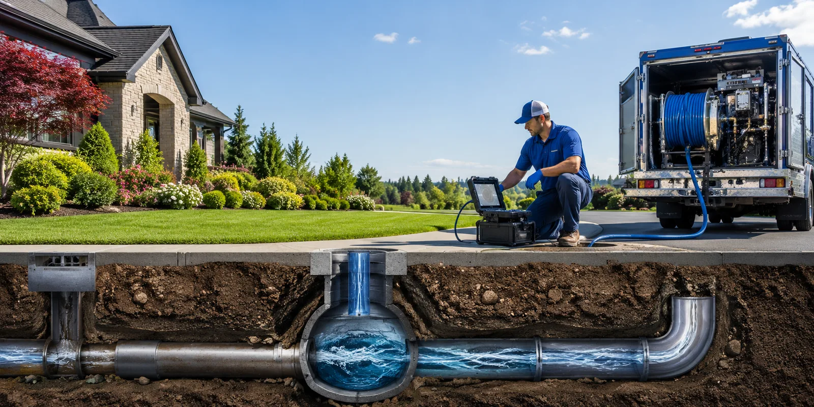 Drainage restoration information for Hertel, WI